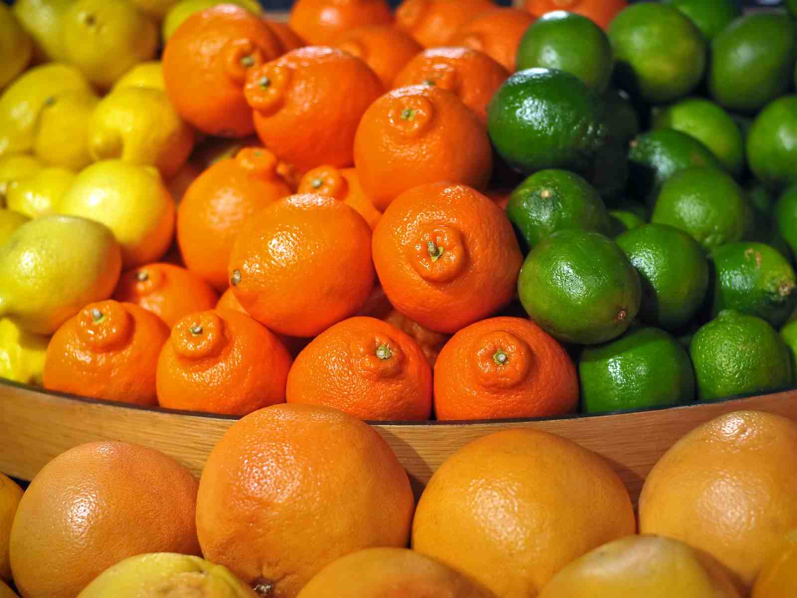 Vibrant Citrus Fruit Still Life Wall Art