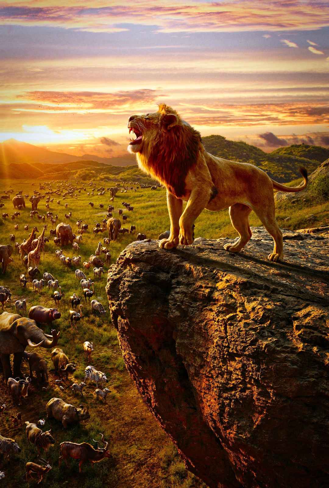 Majestic Lion Roar Savannah Wall Art