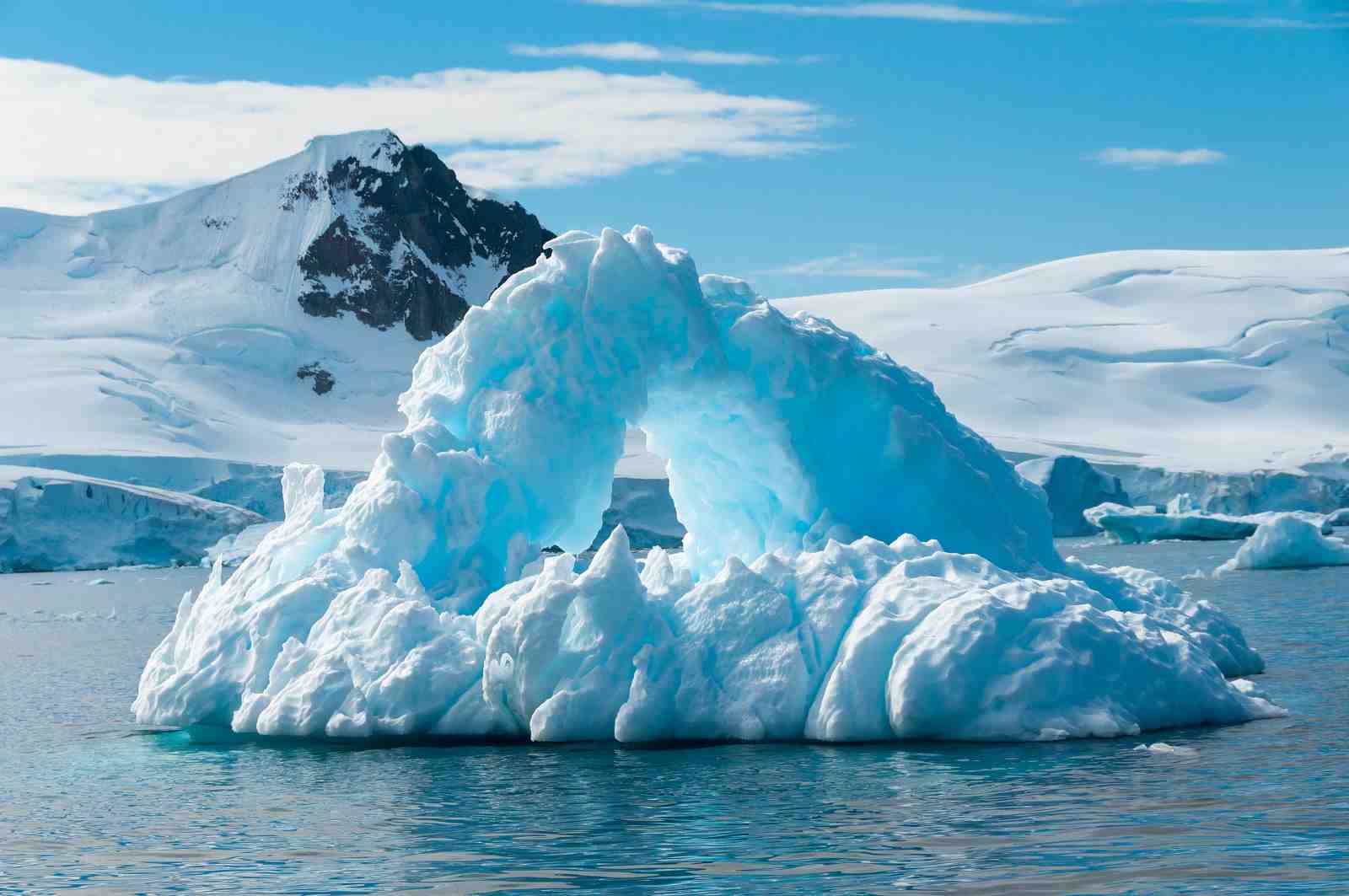 Majestic Ice Arch Antarctica Wall Art