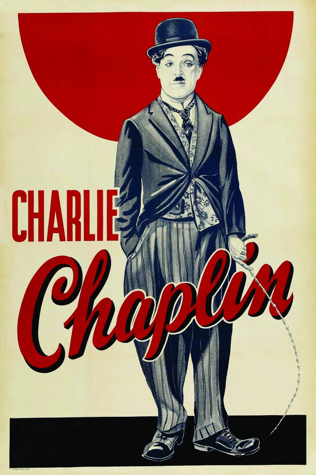 Vintage Charlie Chaplin Iconic Portrait Wall Art