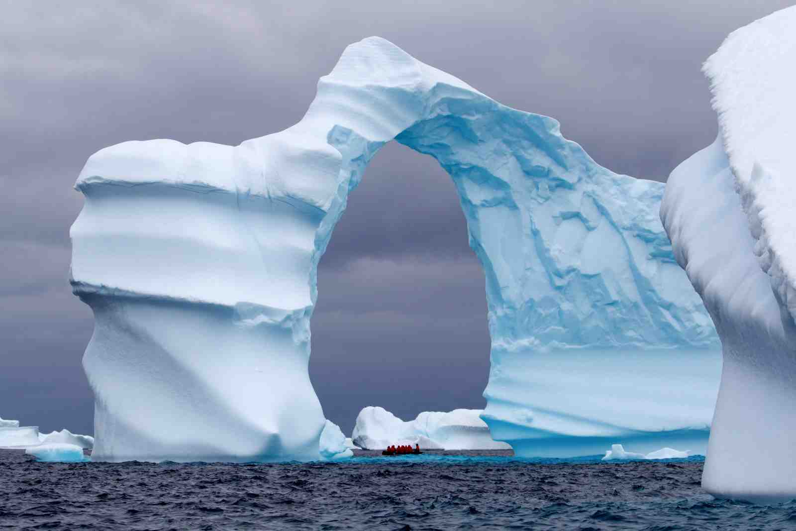 Majestic Ice Arch Antarctica Wall Art
