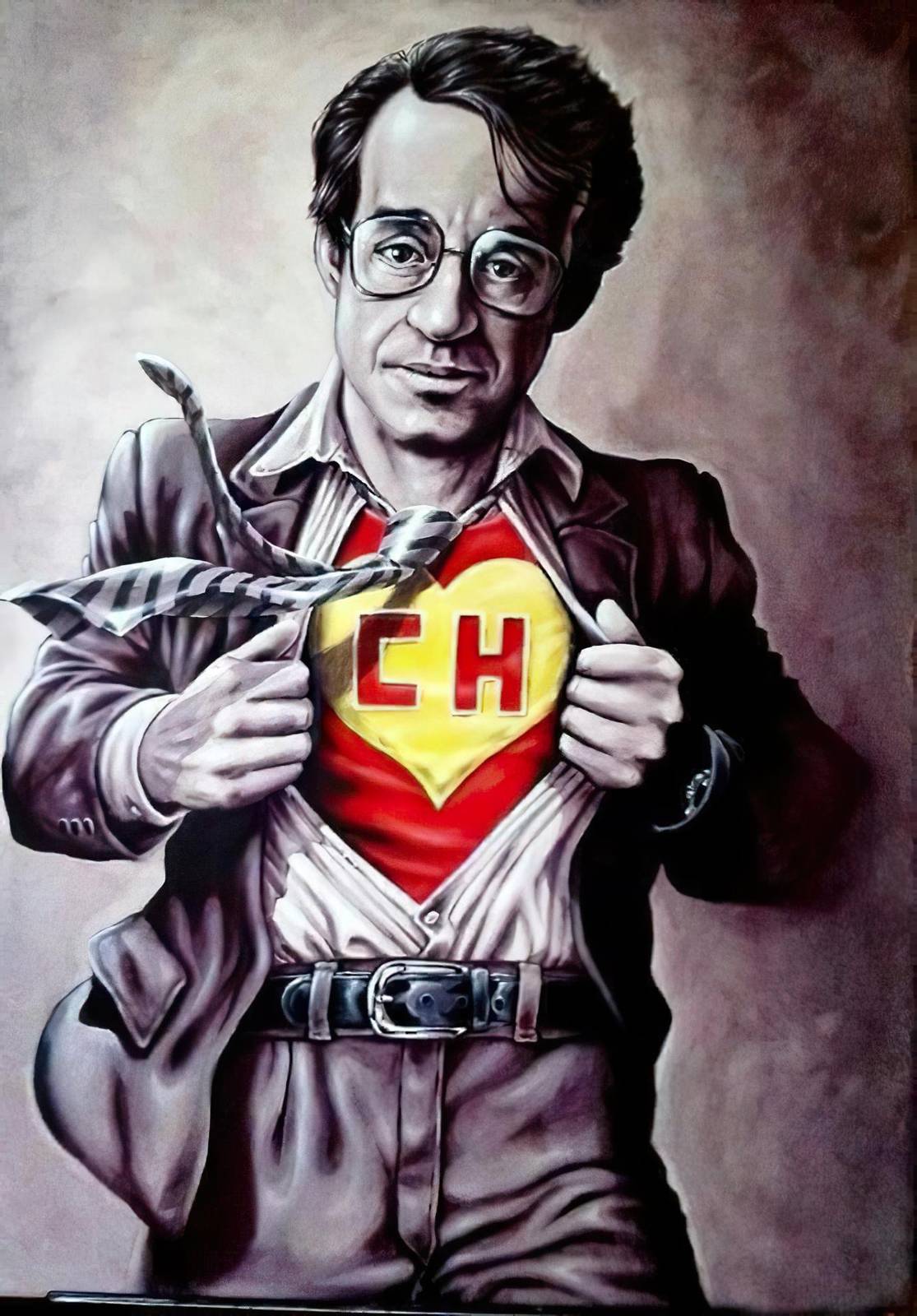 El Chavo del 8 "CH" Heart Wall Art