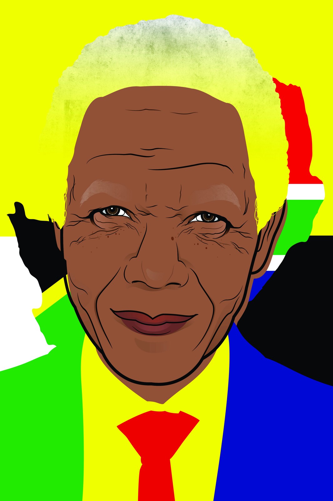 Nelson Mandela Pop Art Wall Art