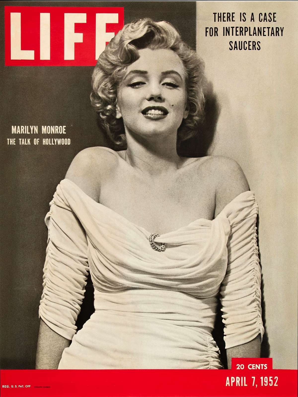 Marilyn Monroe "Talk of Hollywood" Vintage Life Cover Wall Art