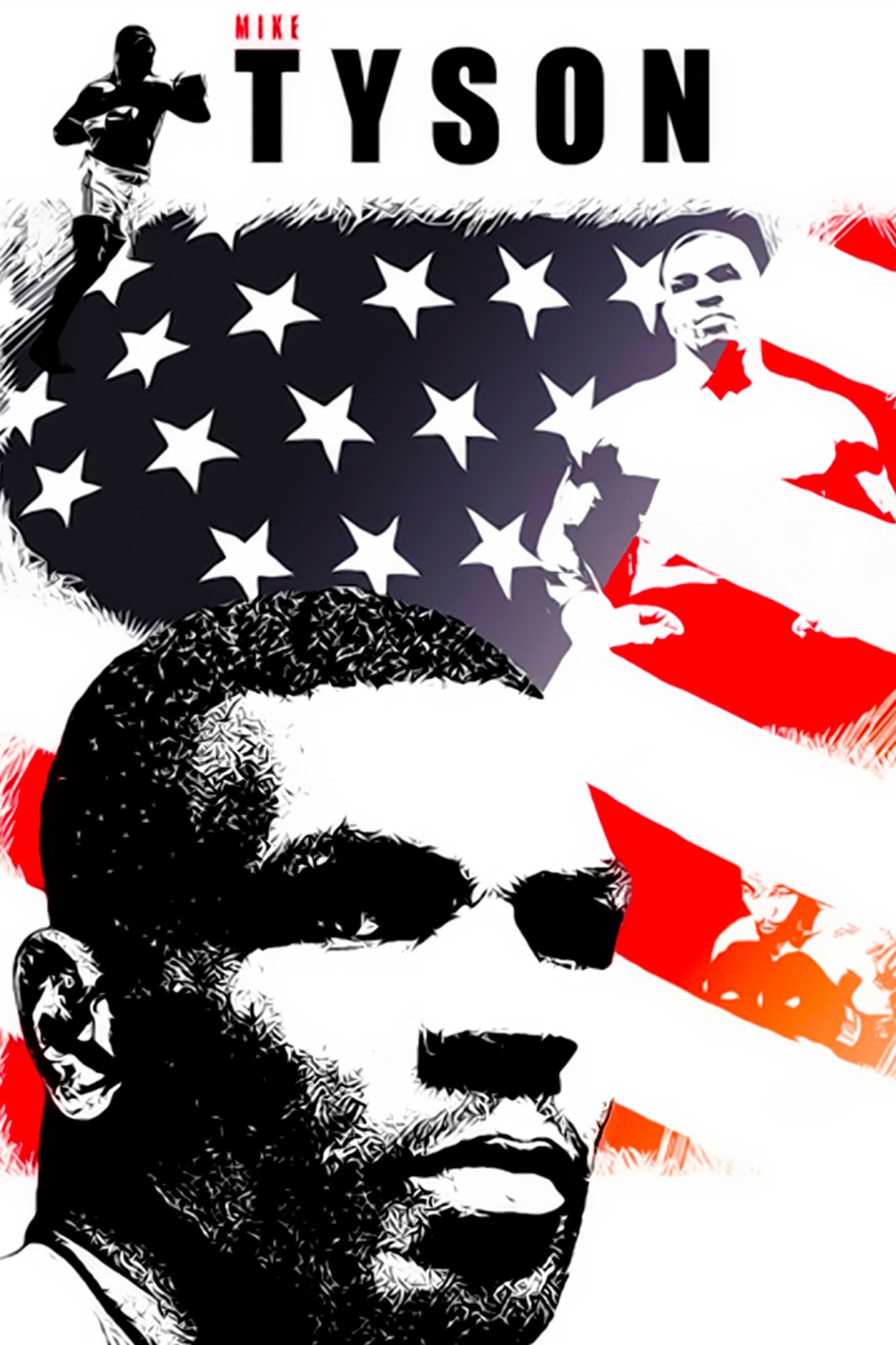 Iconic Mike Tyson Portrait Wall Art