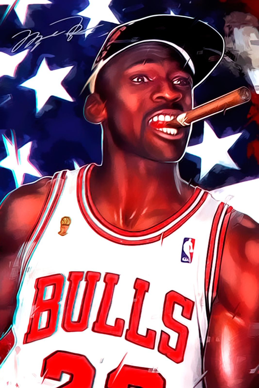 Michael Jordan "Bulls Legend" Wall Art