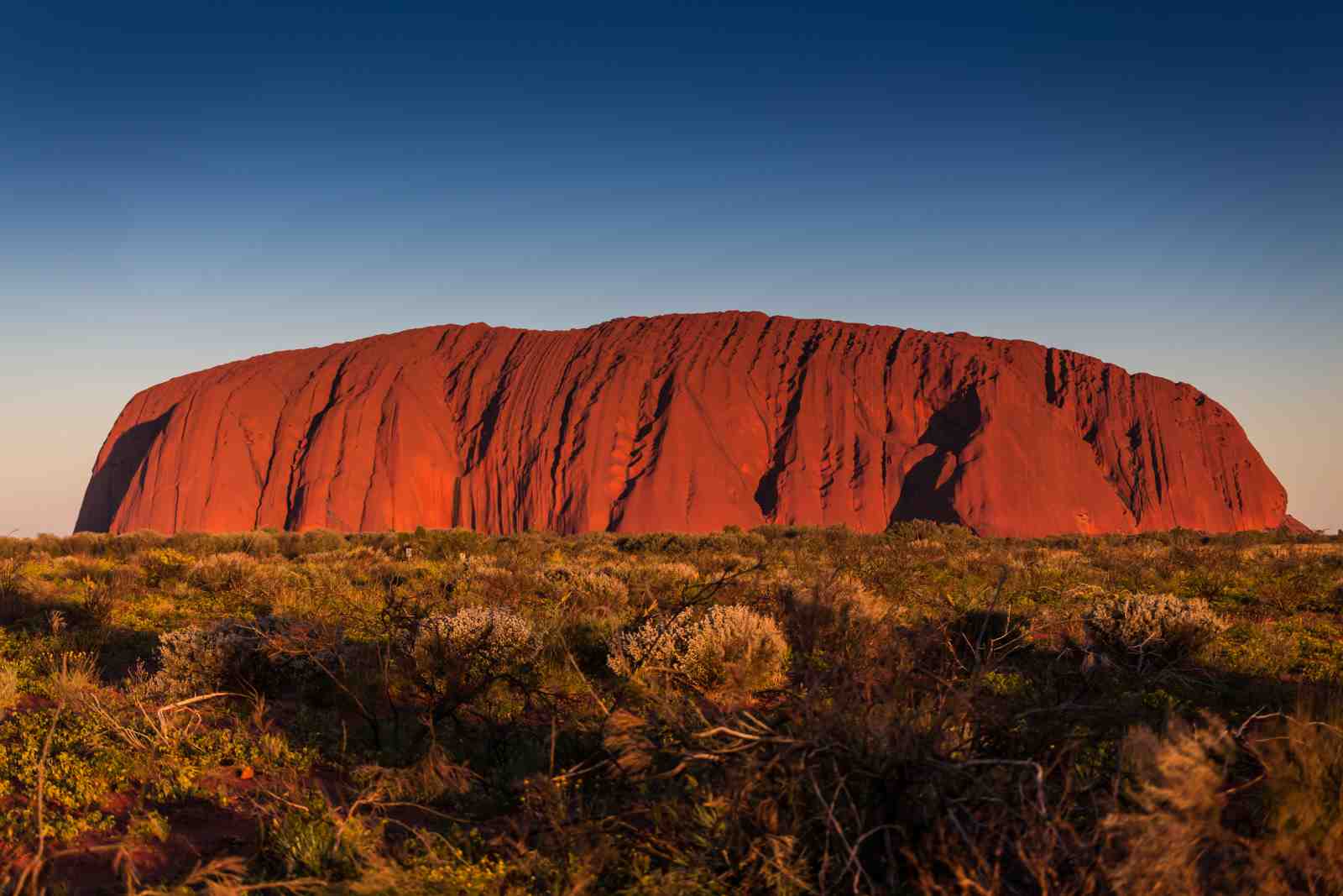 Majestic Uluru Sunrise Landscape Wall Art