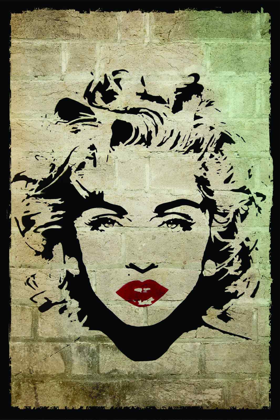 Iconic Marilyn Monroe Graffiti Wall Art Wall Art