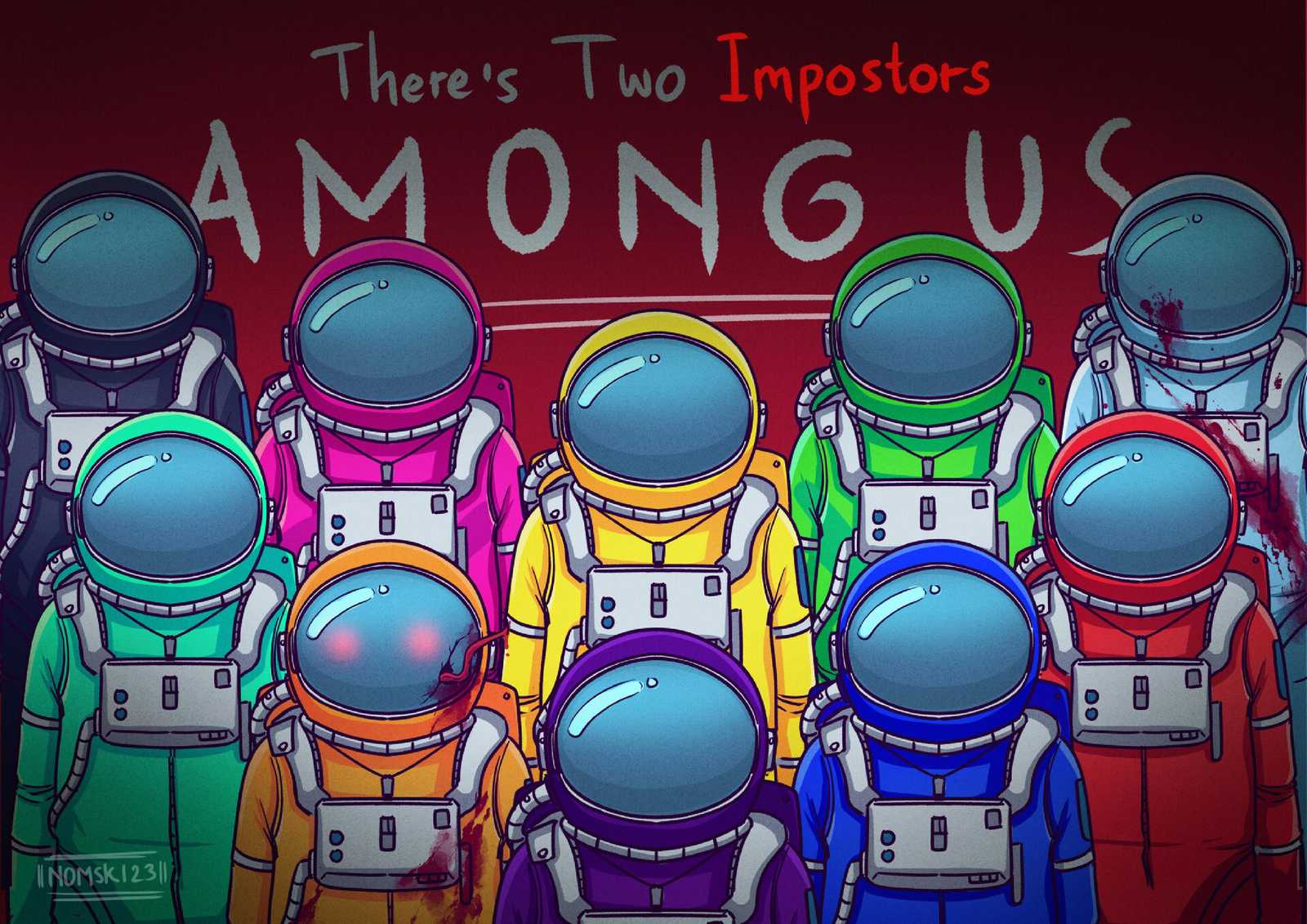 Among Us Crewmate Wall Art - Gaming Art