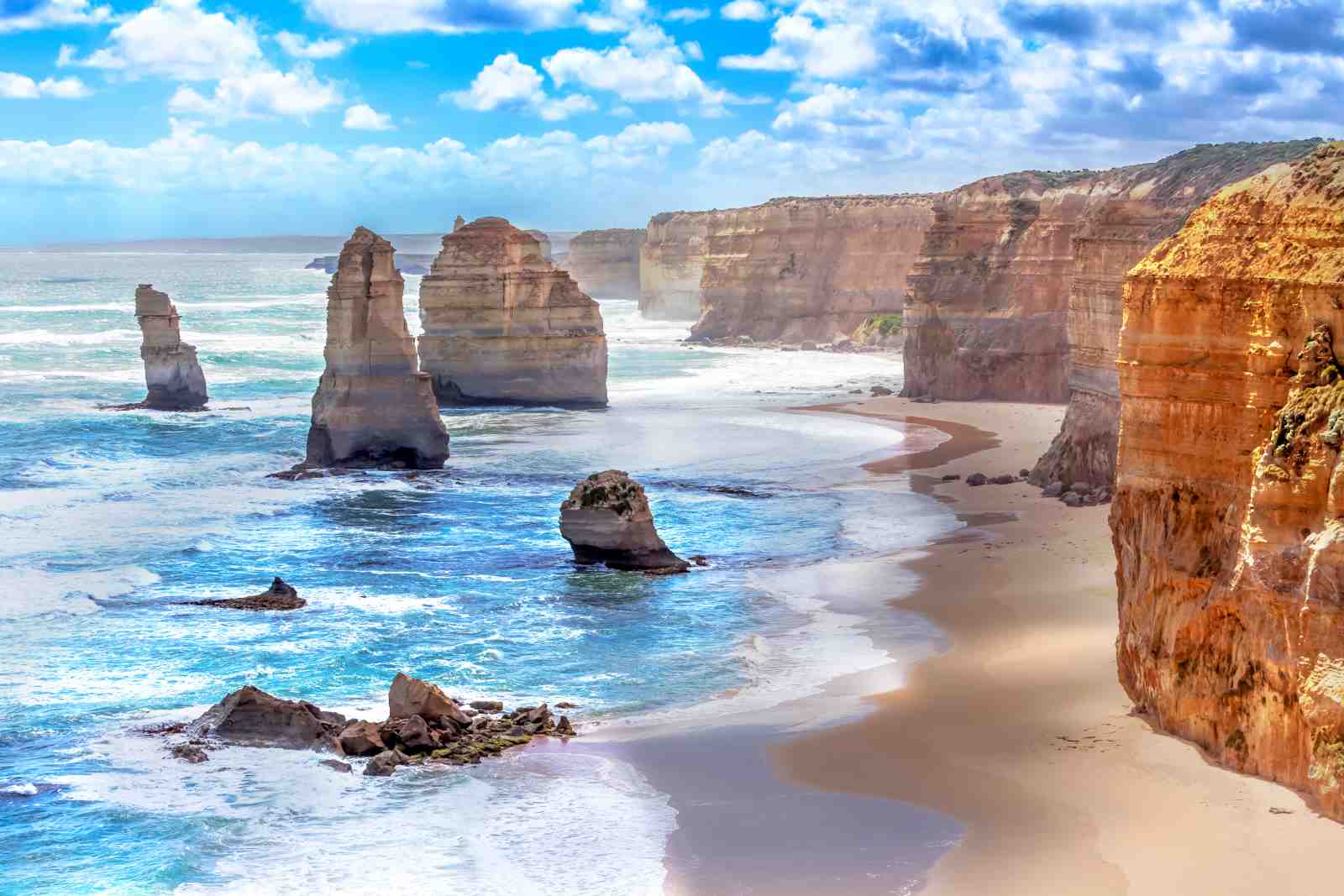 Serene Ocean Cliffs Twelve Apostles Wall Art
