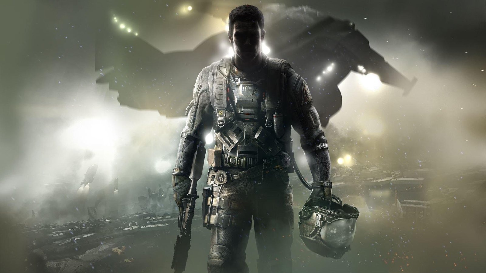 Sci-Fi Soldier Space Battle Wall Art