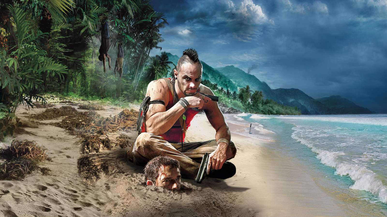 Intense Island Warrior Wall Art