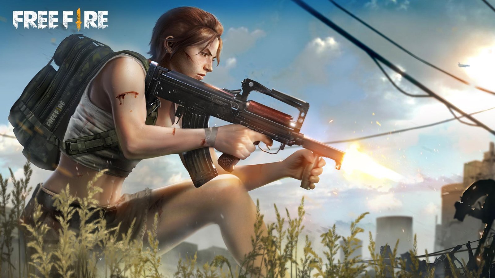 Epic Free Fire Warrior Wall Art - Gaming Decor
