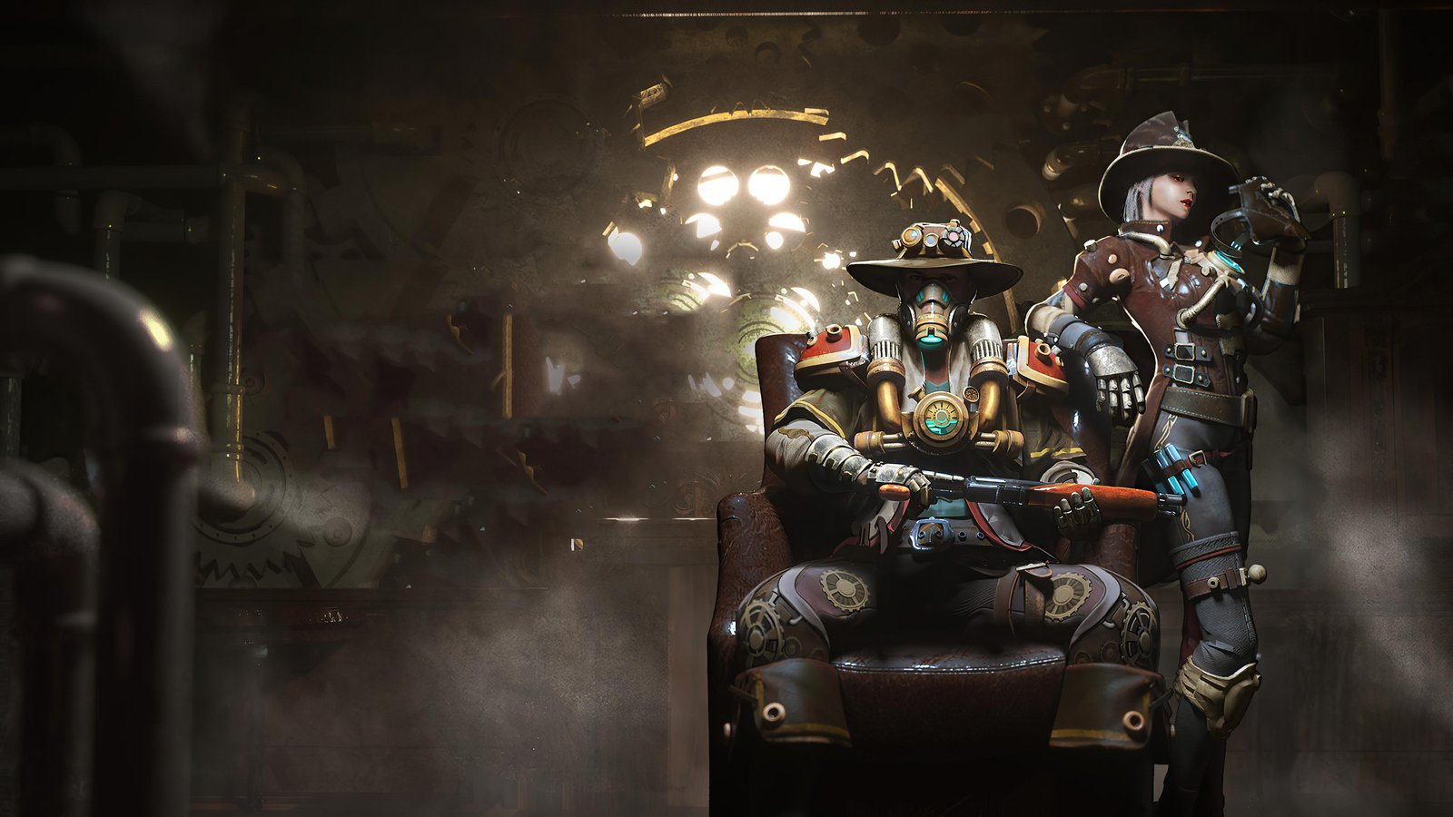 Steampunk Duo Adventure Wall Art