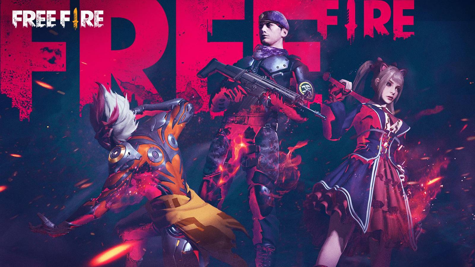 Epic Free Fire Warriors Wall Art