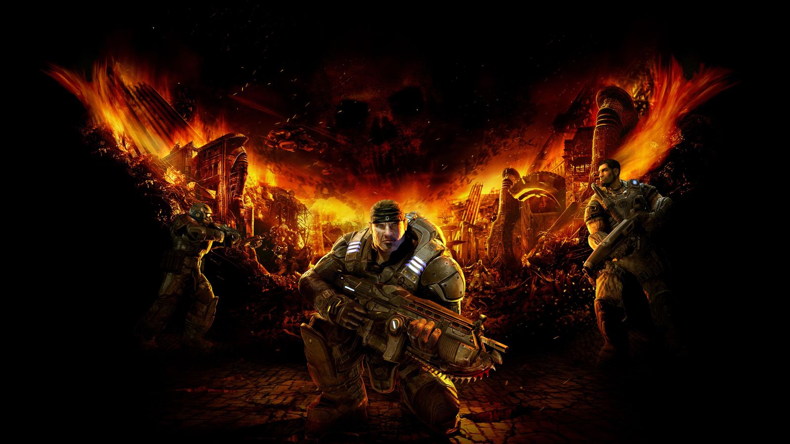 Epic War Zone Soldiers Wall Art