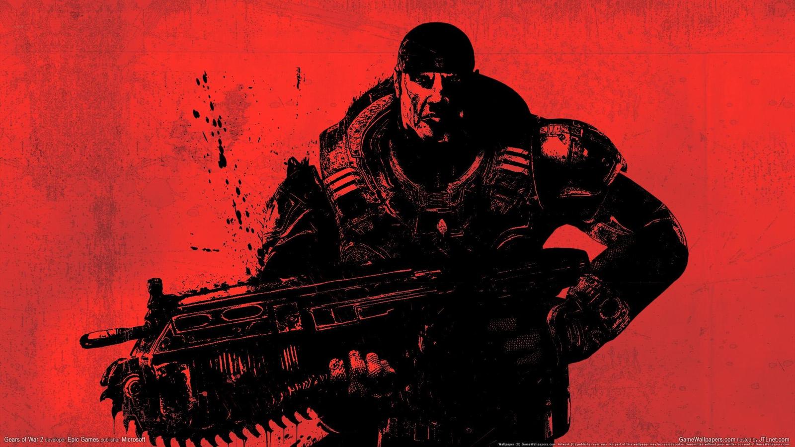 Gears of War Marcus Fenix Grunge Wall Art
