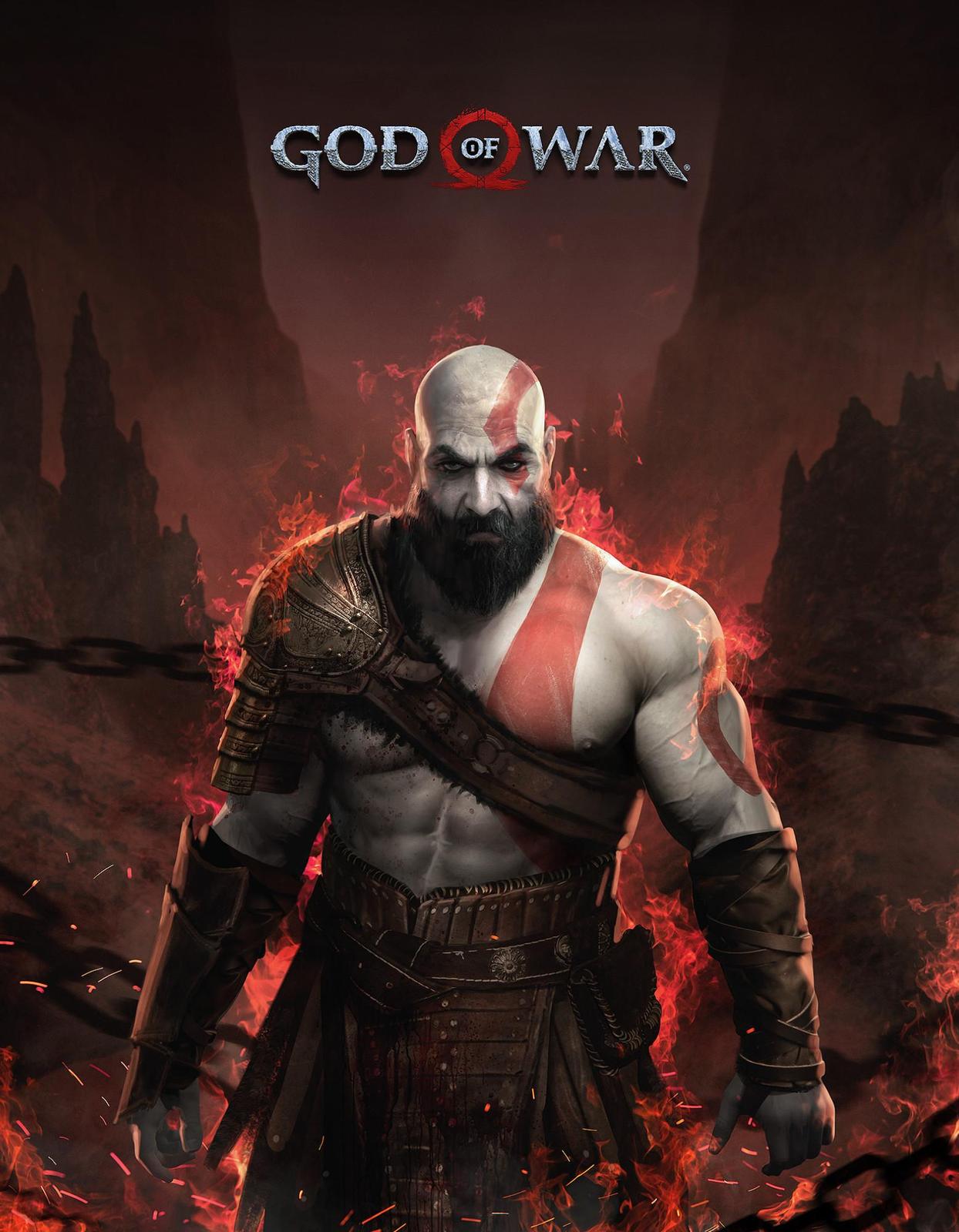 Kratos God of War Epic Wall Art