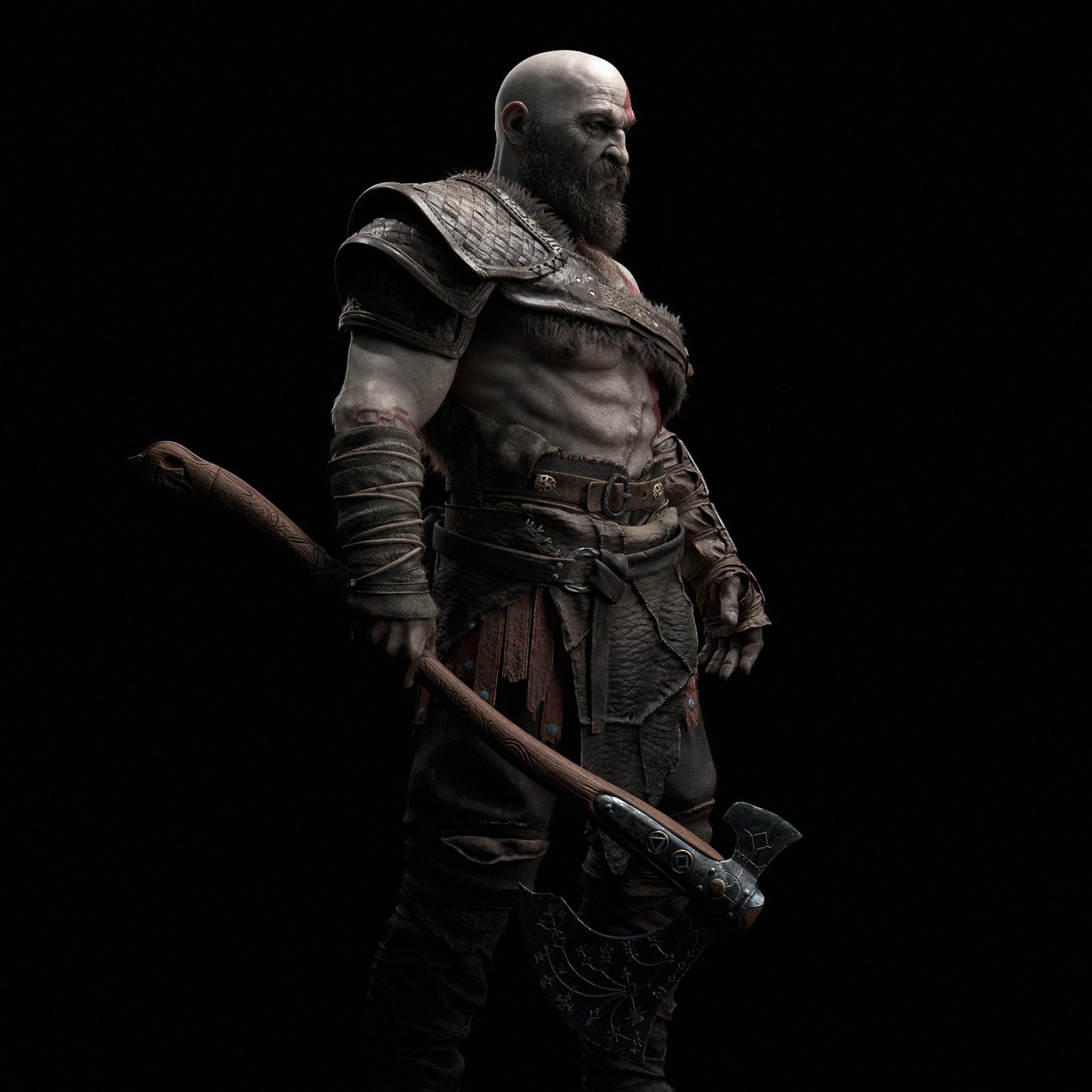 Kratos Warrior Axe Wall Art