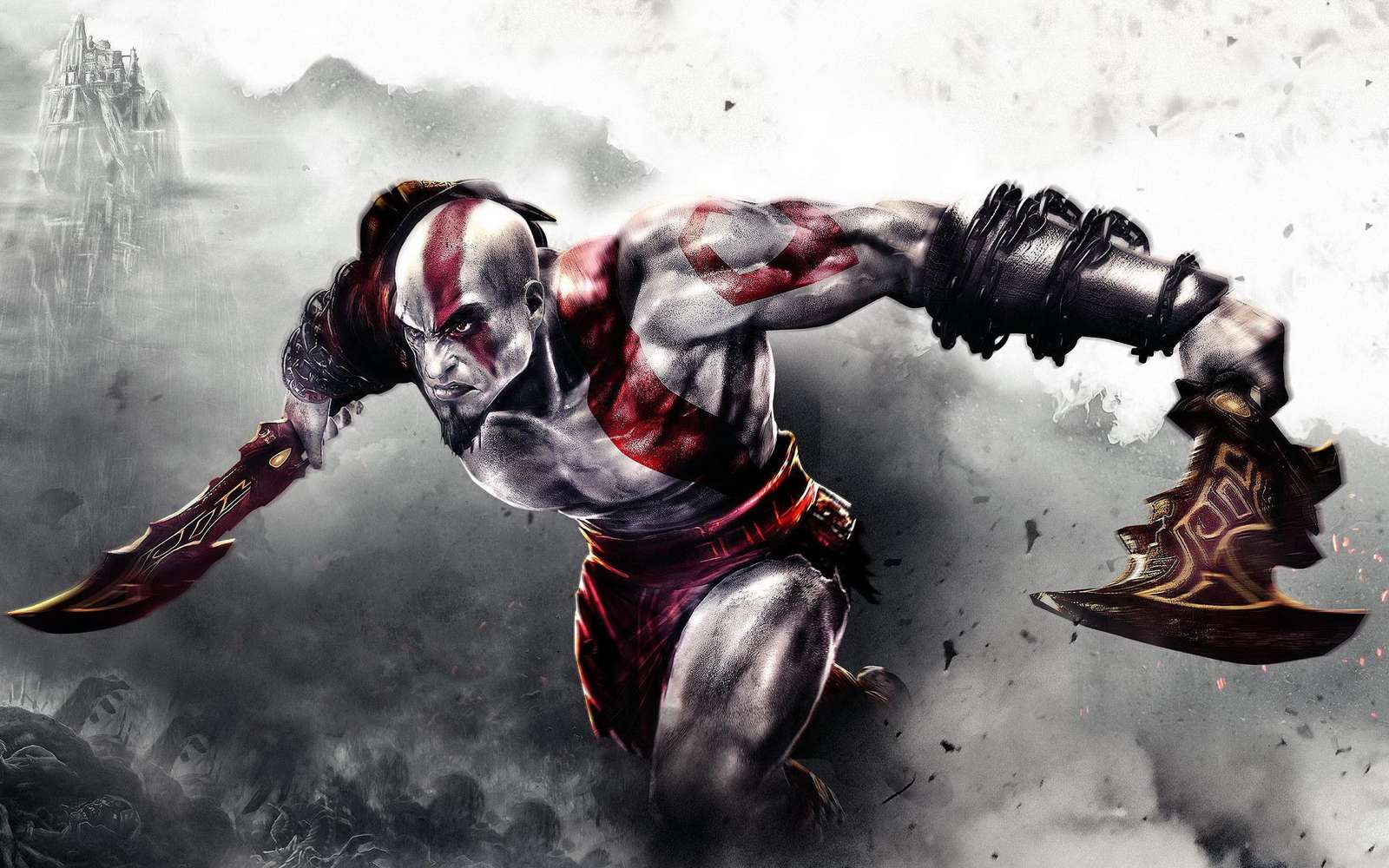 Kratos Fury God of War Wall Art