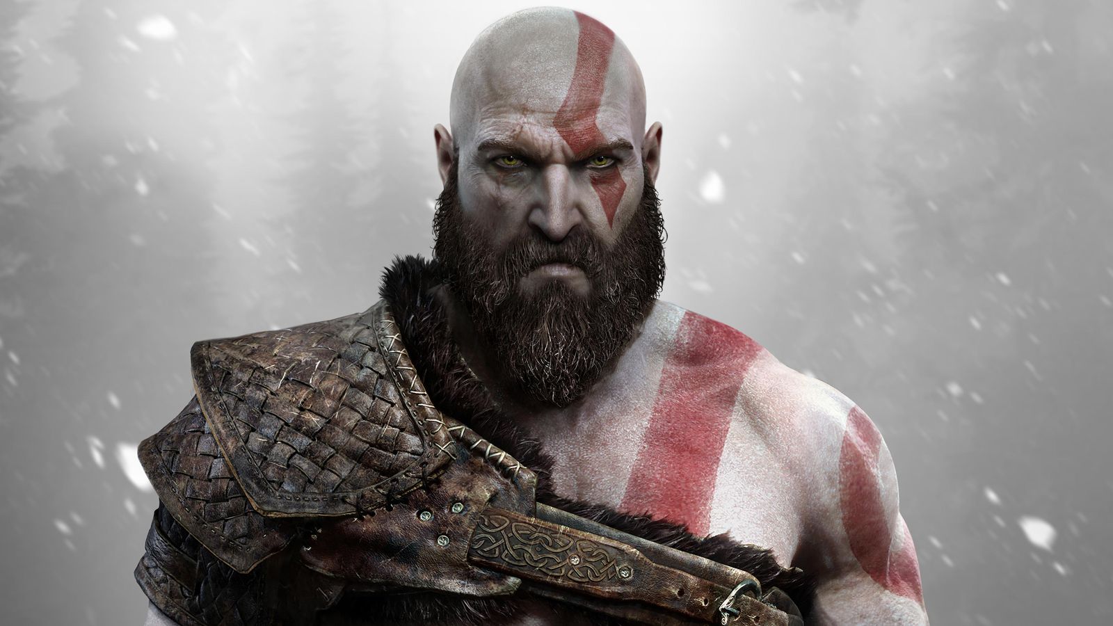 Epic Kratos Portrait Wall Art