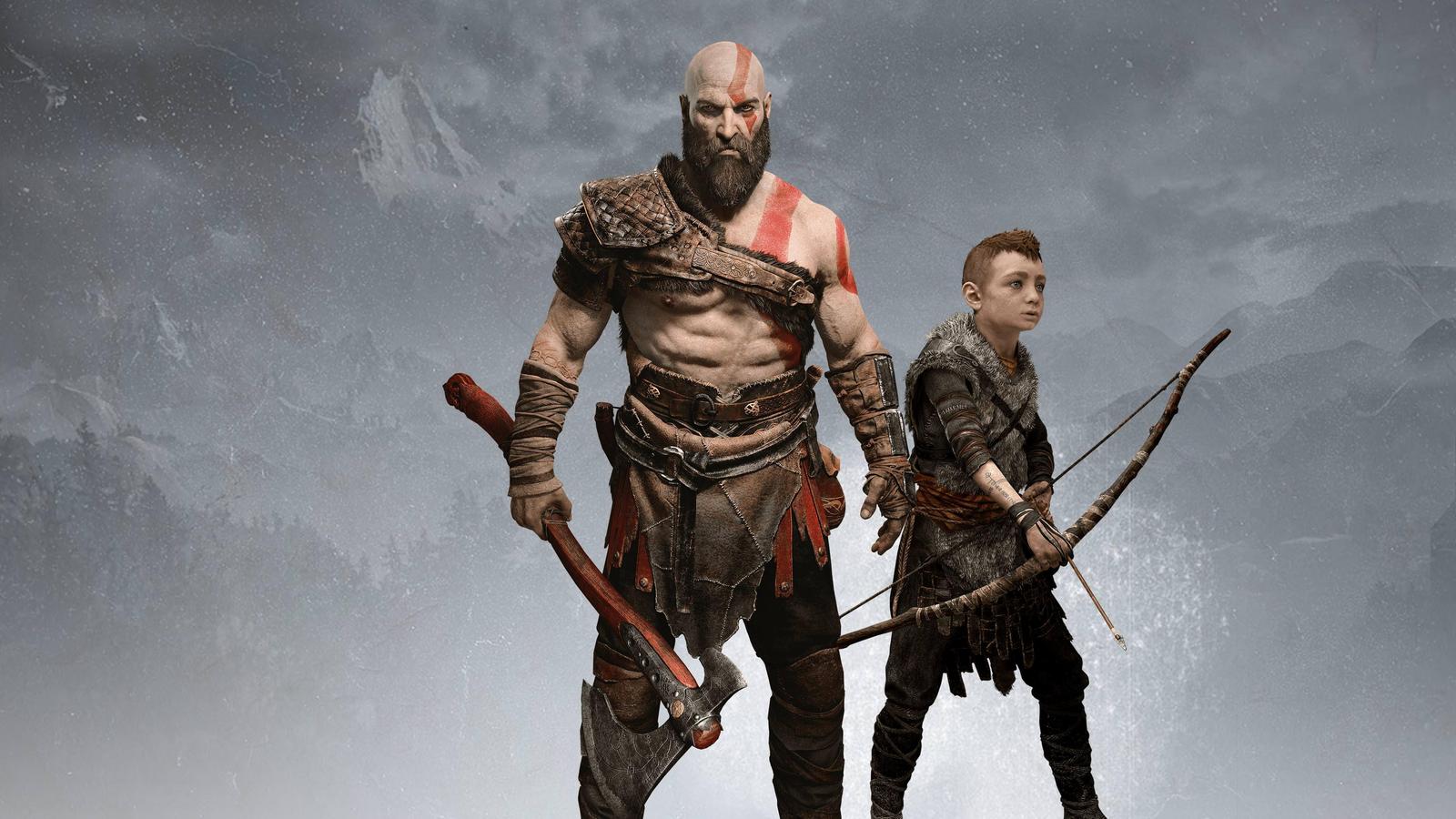 God of War Kratos & Atreus Wall Art