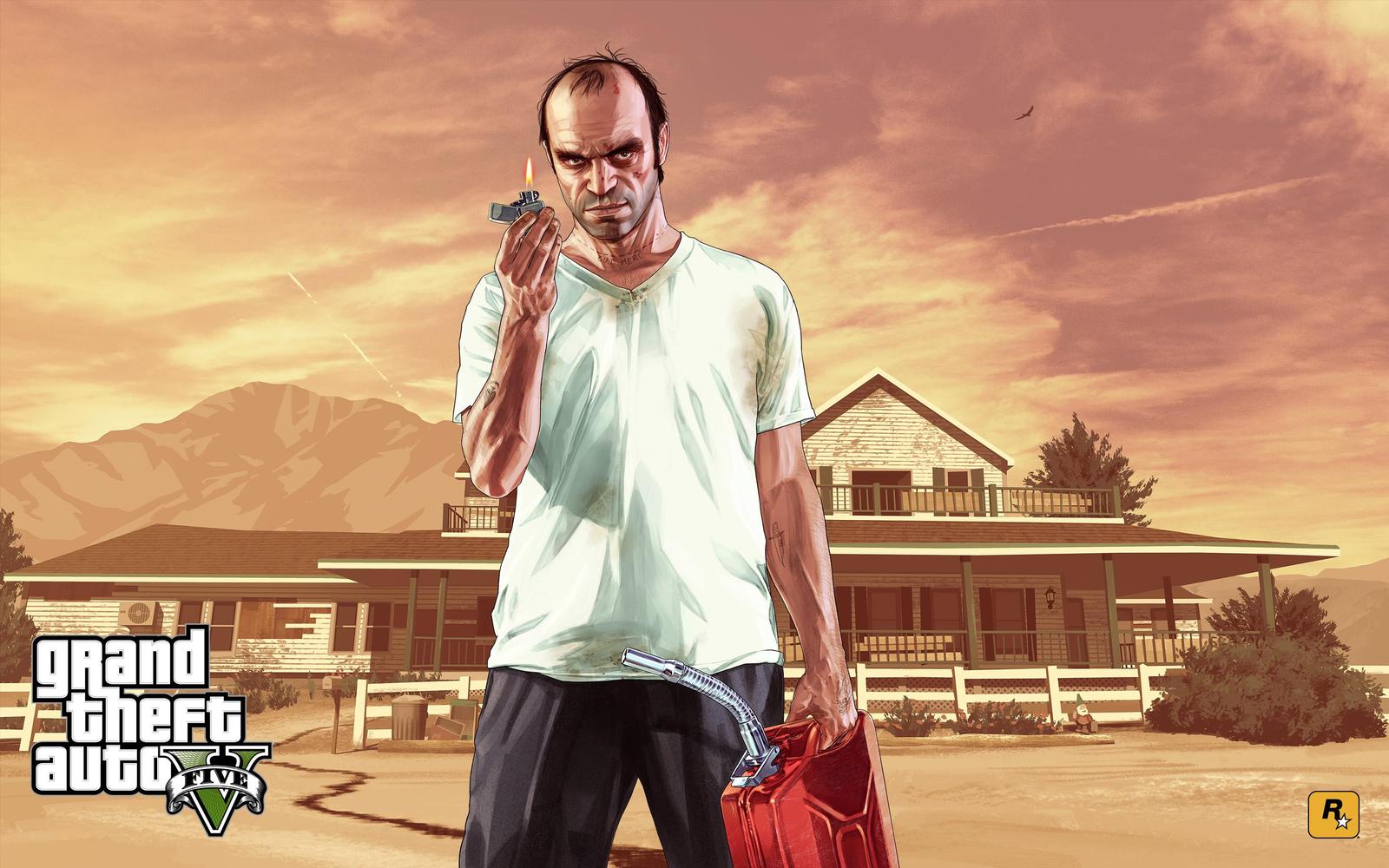 Trevor Philips GTA V Poster Wall Art