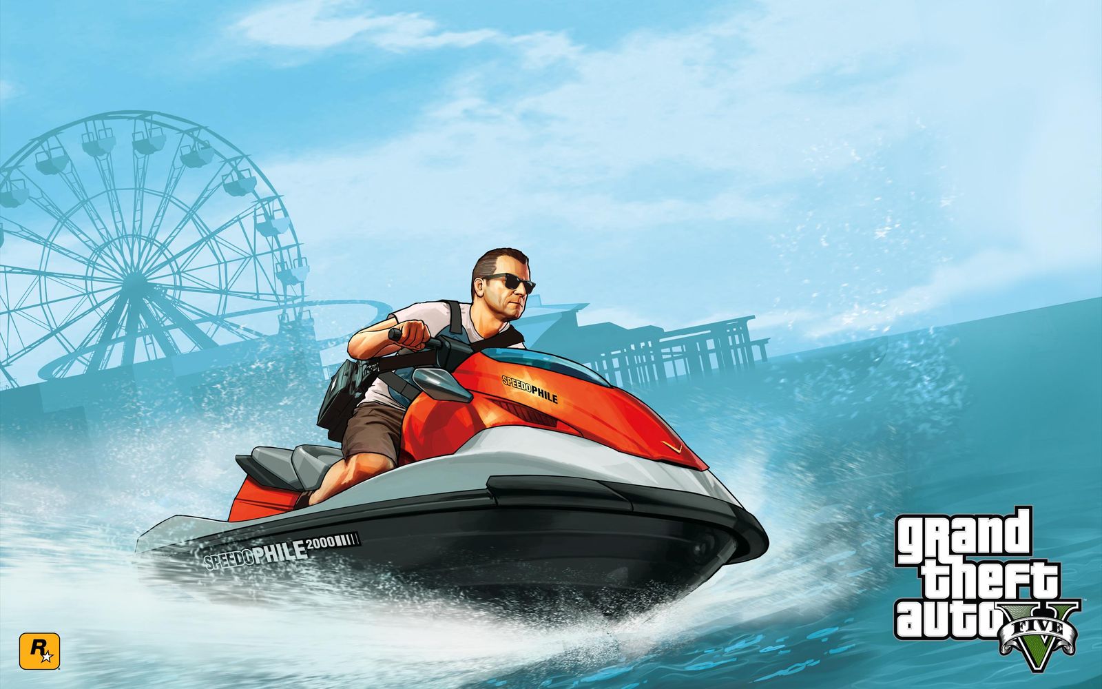 Jet Ski Adventure Grand Theft Auto V Wall Art