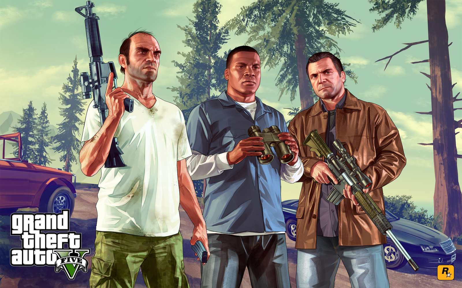 Grand Theft Auto V Trio Wall Art