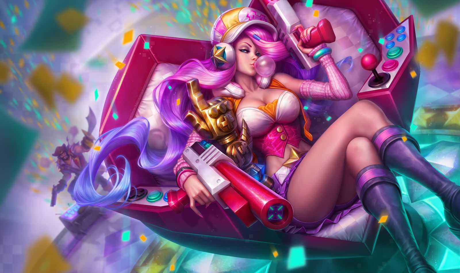 Gamer Girl Pop Art Wall Art Wall Art