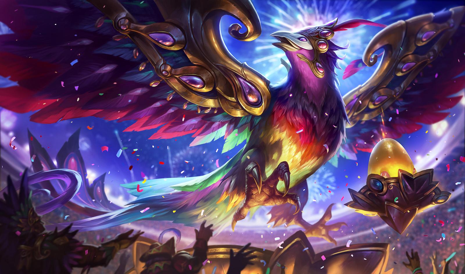Majestic Phoenix Festival Wall Art