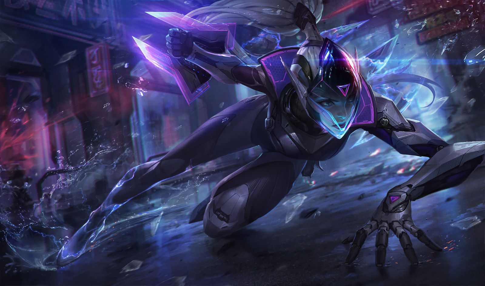 Cyberpunk Assassin Art Wall Art