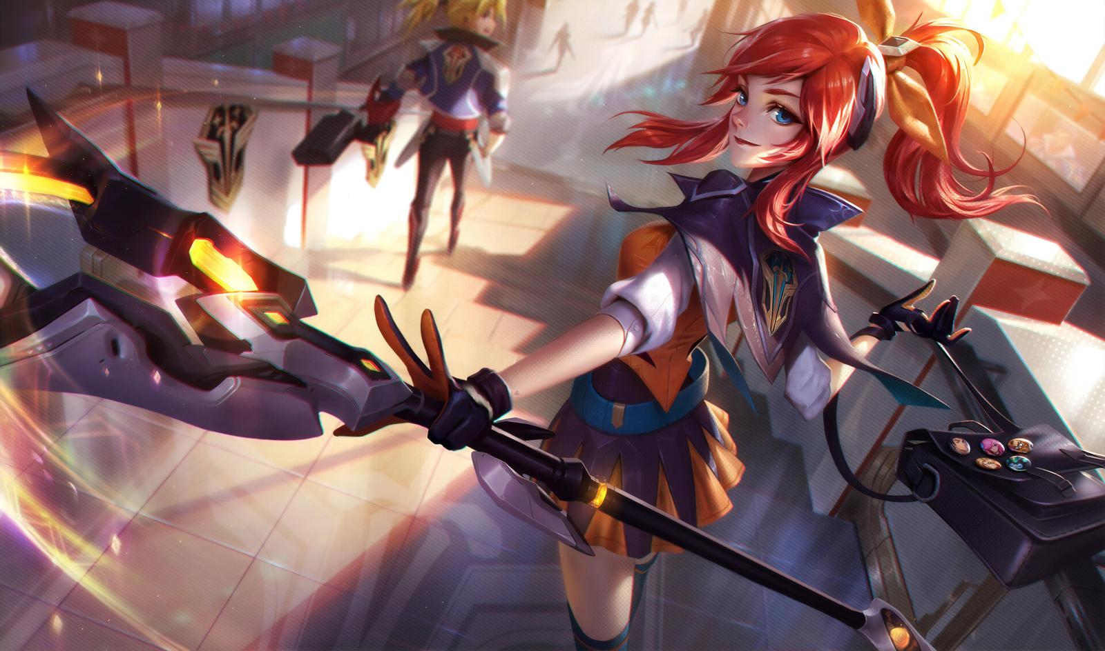 Anime Girl Gaming Staff Wall Art
