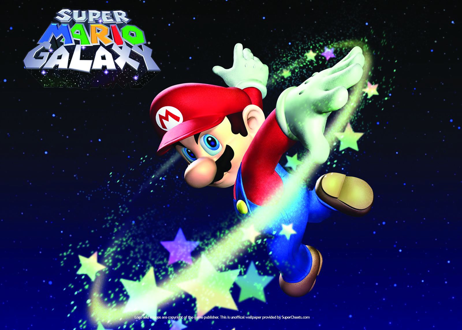 Super Mario Galaxy Star Jump Wall Art