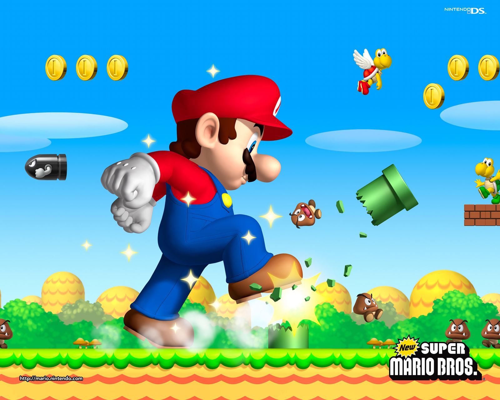 Iconic Mario Bros. Adventure Wall Art