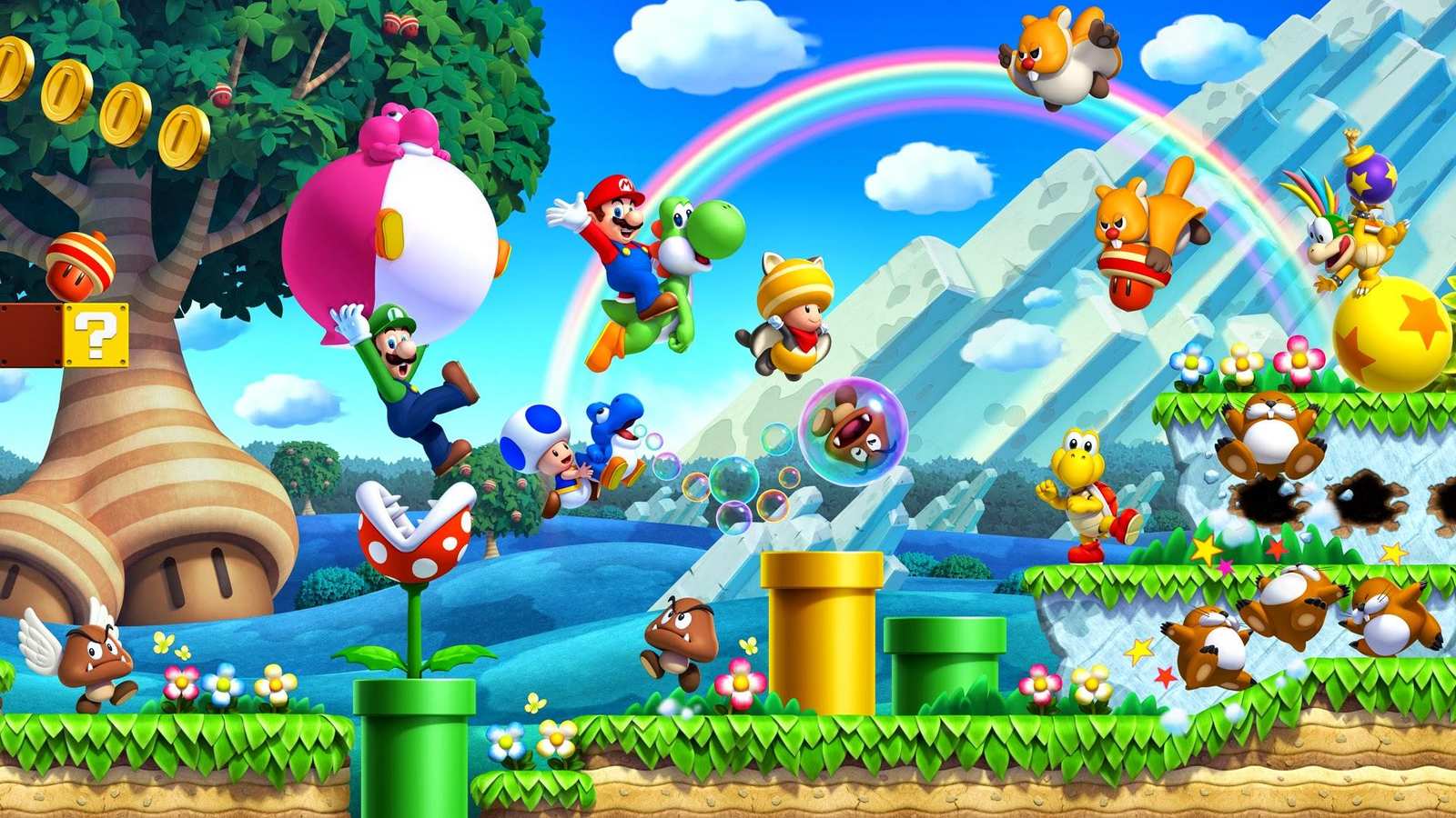 Super Mario World Adventure Wall Art