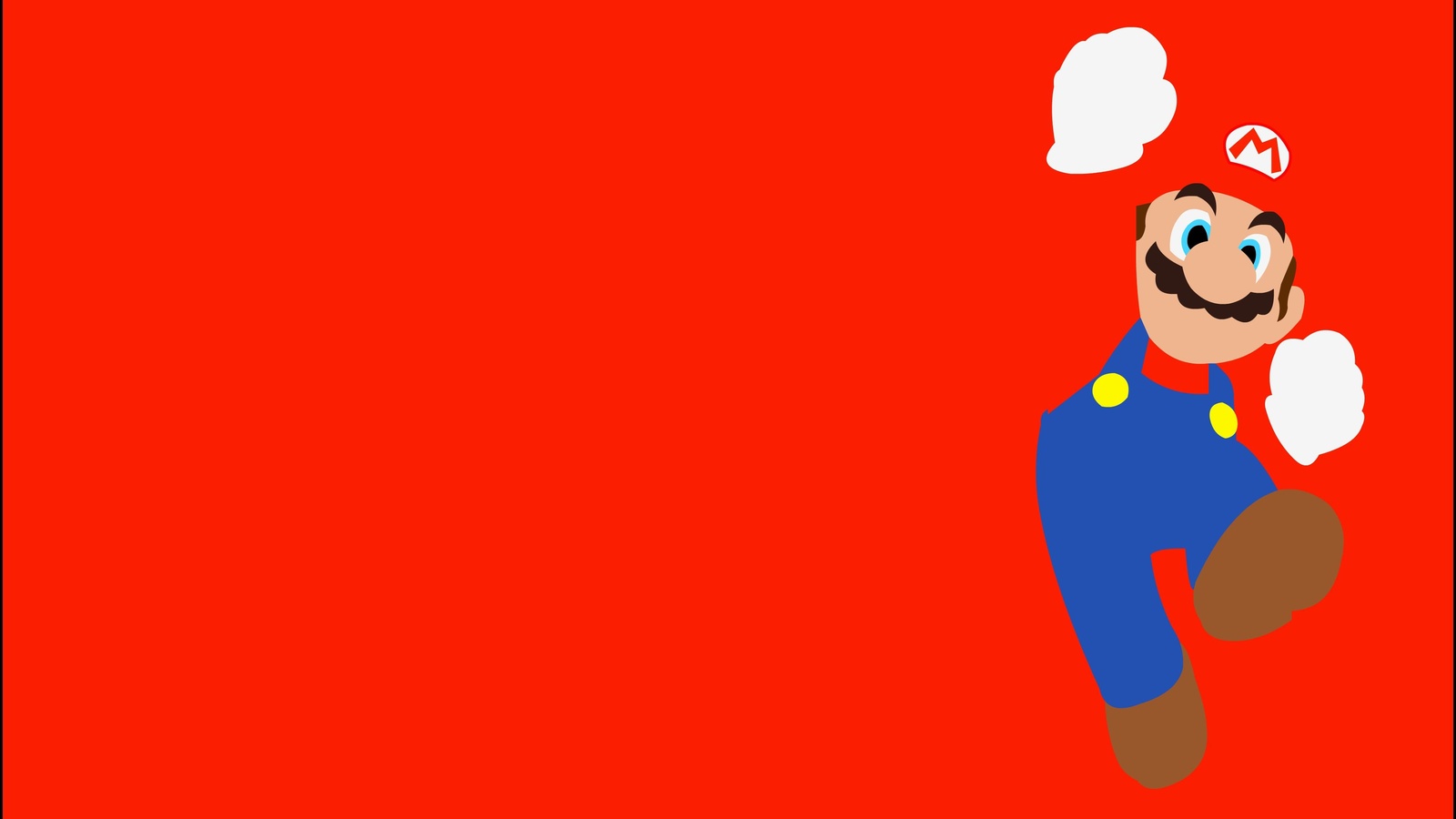 Retro Mario Jumping Wall Art