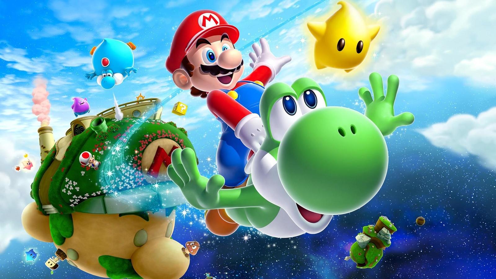 Super Mario Galaxy Adventure Wall Art