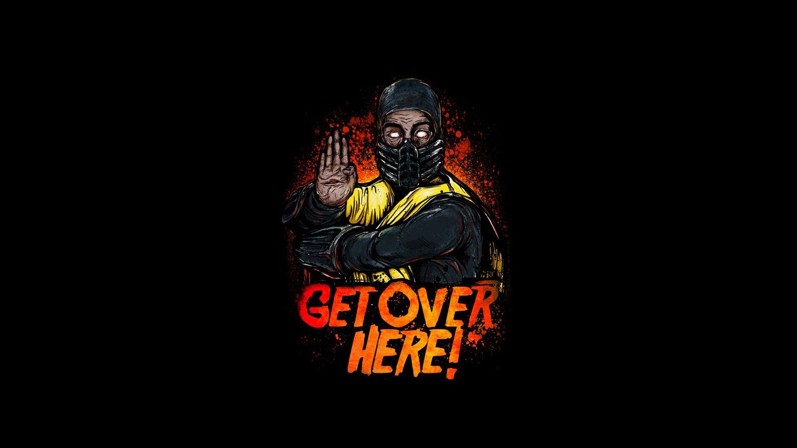 Scorpion Get Over Here Wall Art