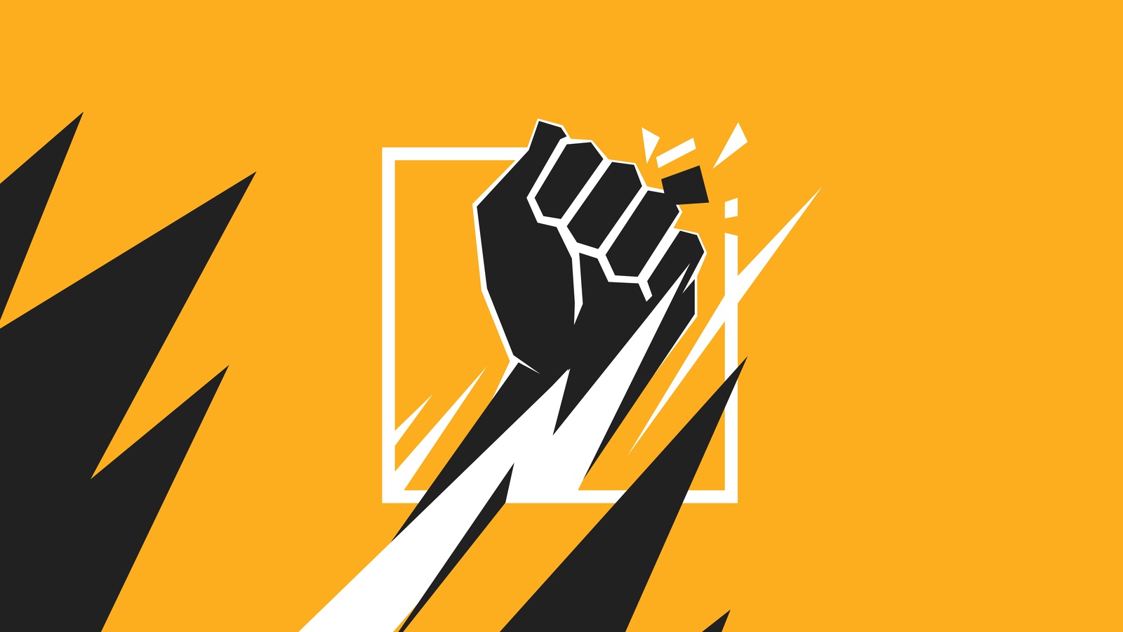 Bold Fist Breakthrough Motivational Wall Art