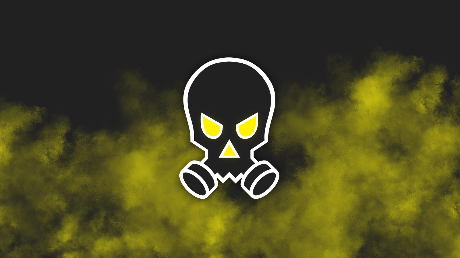 Skull Gas Mask Wall Art - Urban Grunge Art