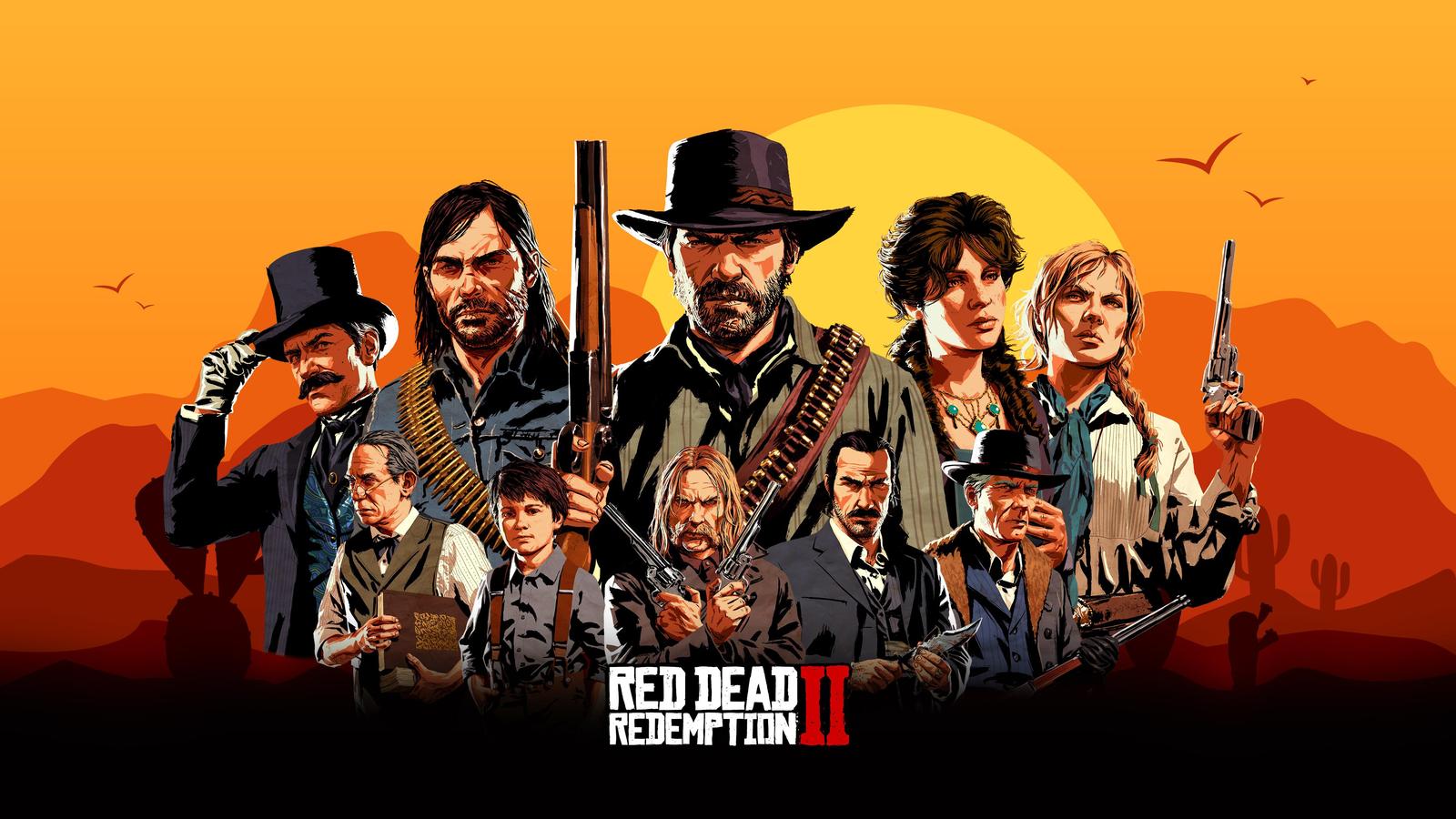 Red Dead Redemption II Characters Wall Art