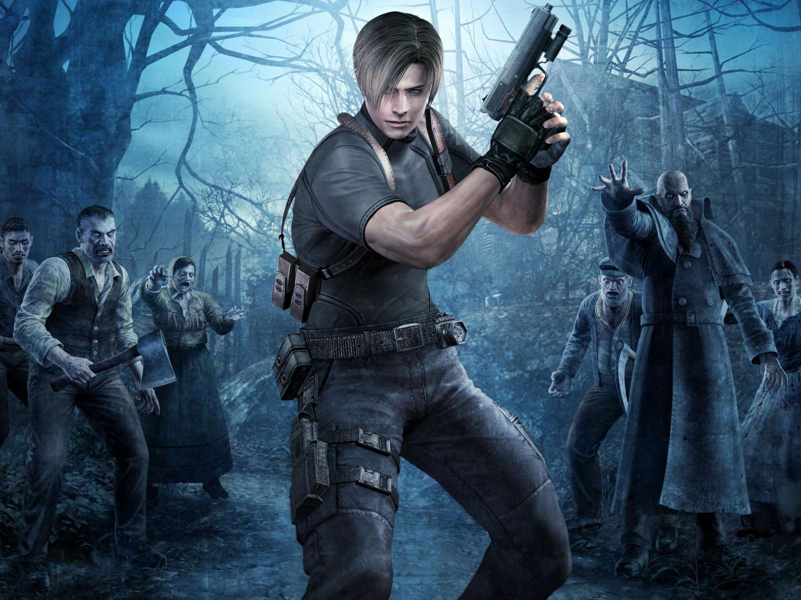 Leon S. Kennedy Zombie Slayer Wall Art