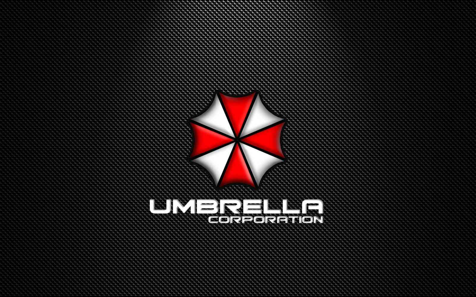 Umbrella Corporation Logo Carbon Fiber Wall Art