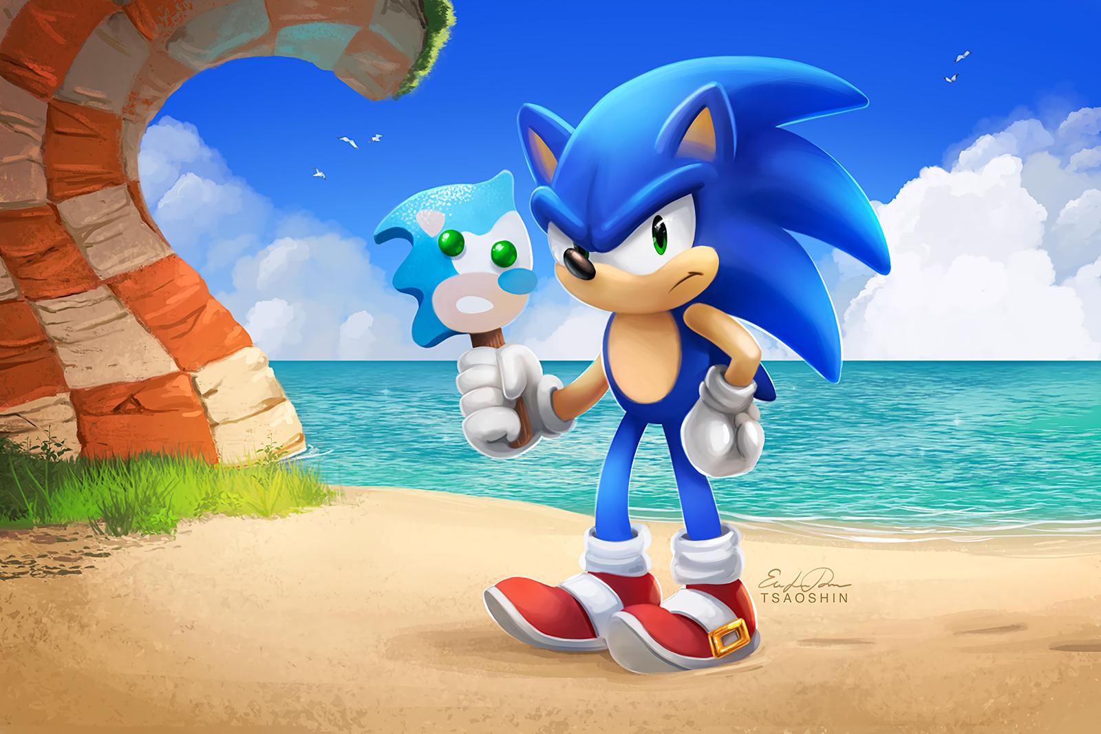 Sonic's Beach Break Wall Art