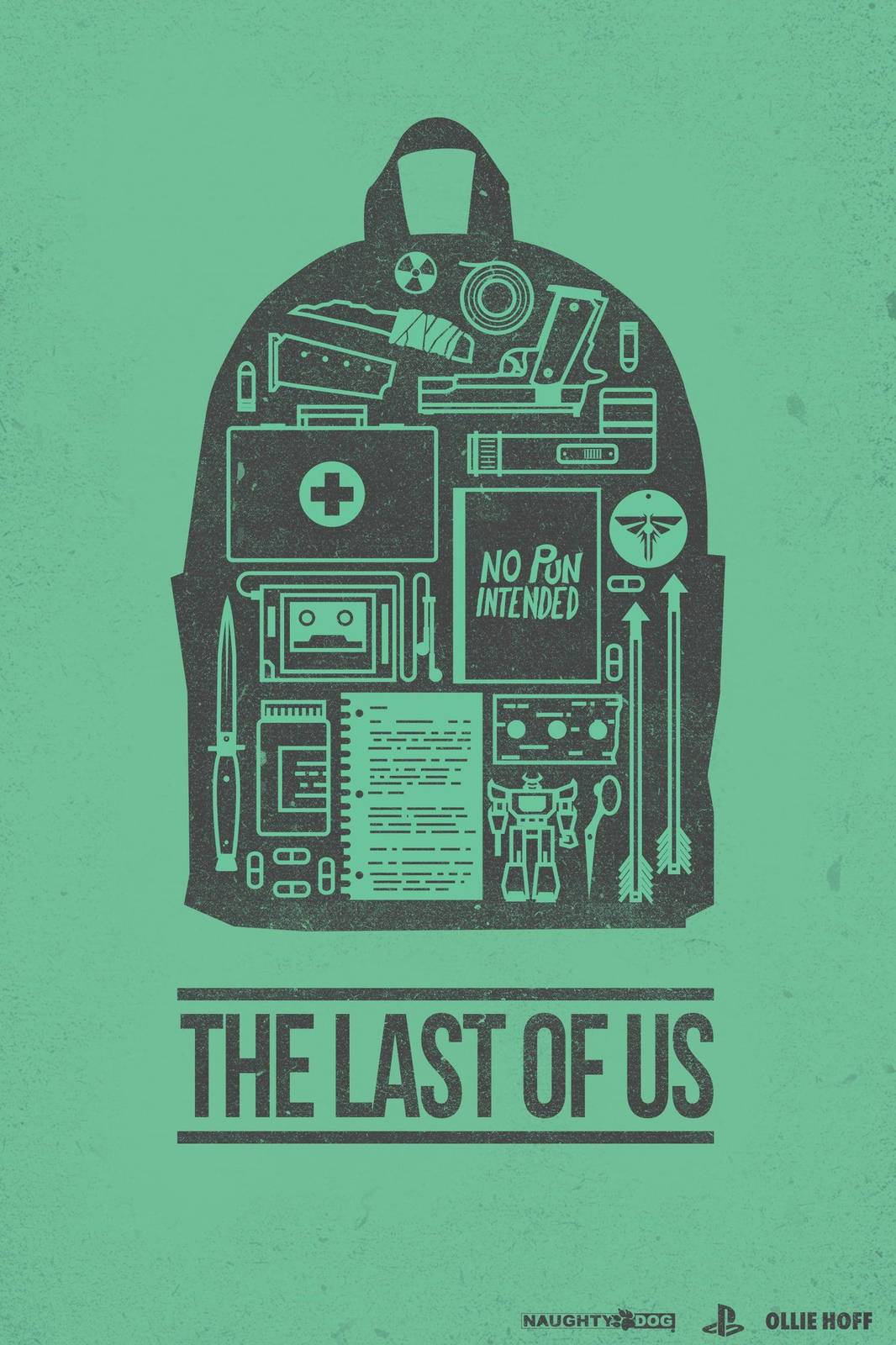 The Last of Us Survival Backpack Wall Art
