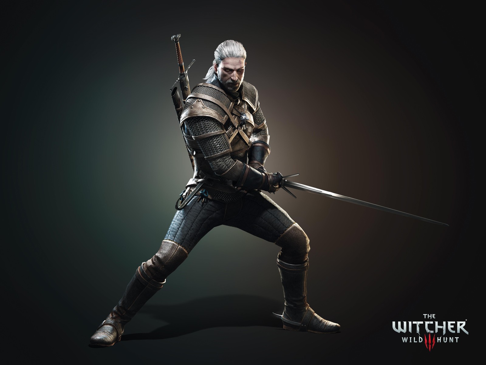 Geralt of Rivia Ready for Battle Wall Art