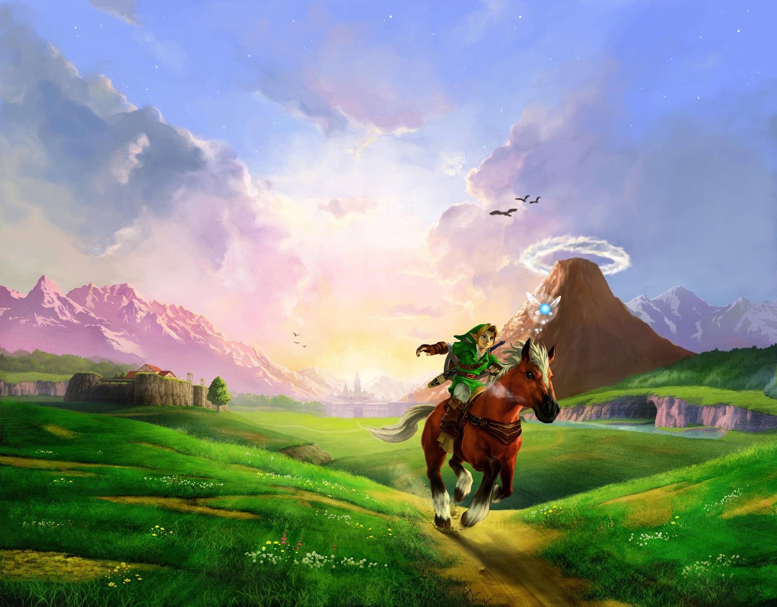 Epic Adventure Link Horse Riding Wall Art