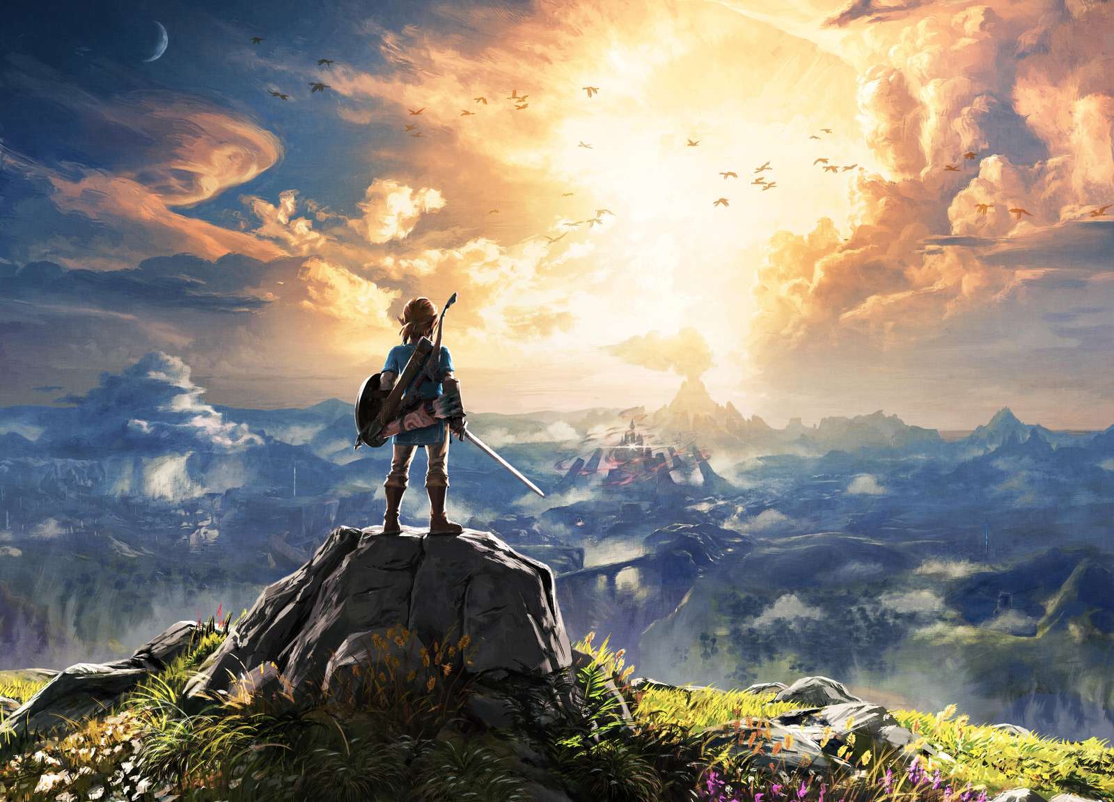 Hero's Horizon Zelda Wall Art