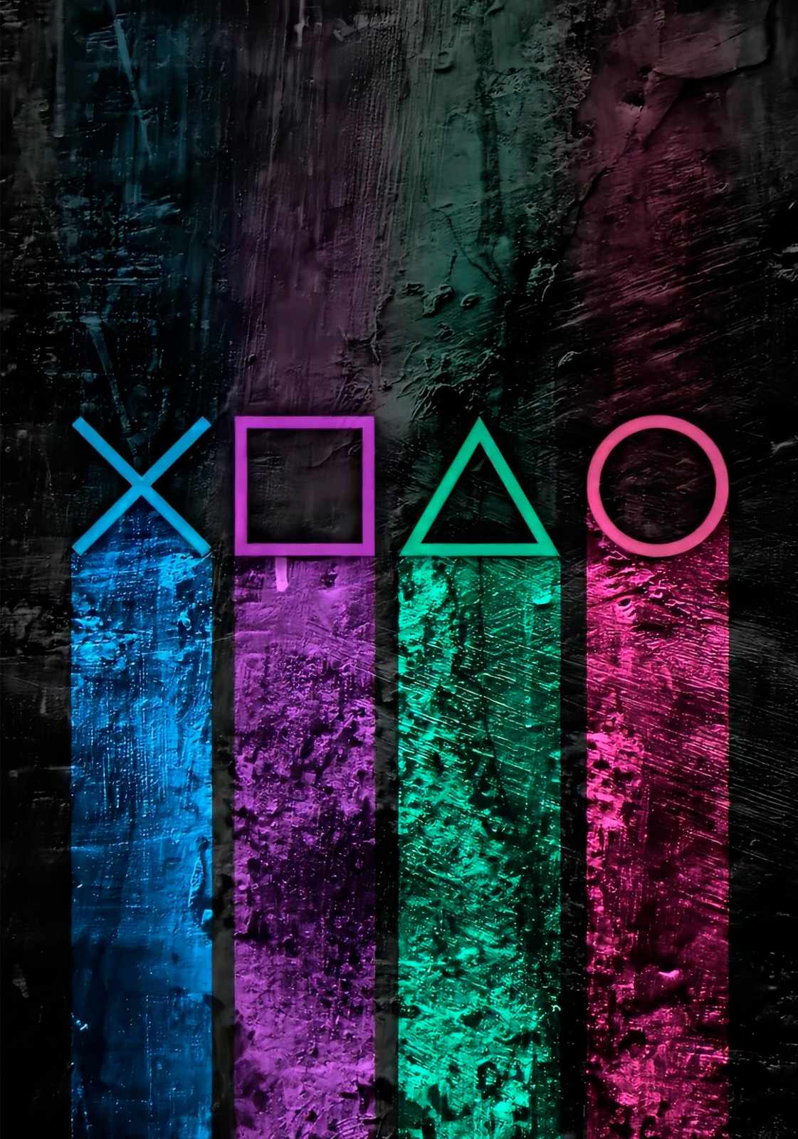 Vibrant Gaming Icons Wall Art